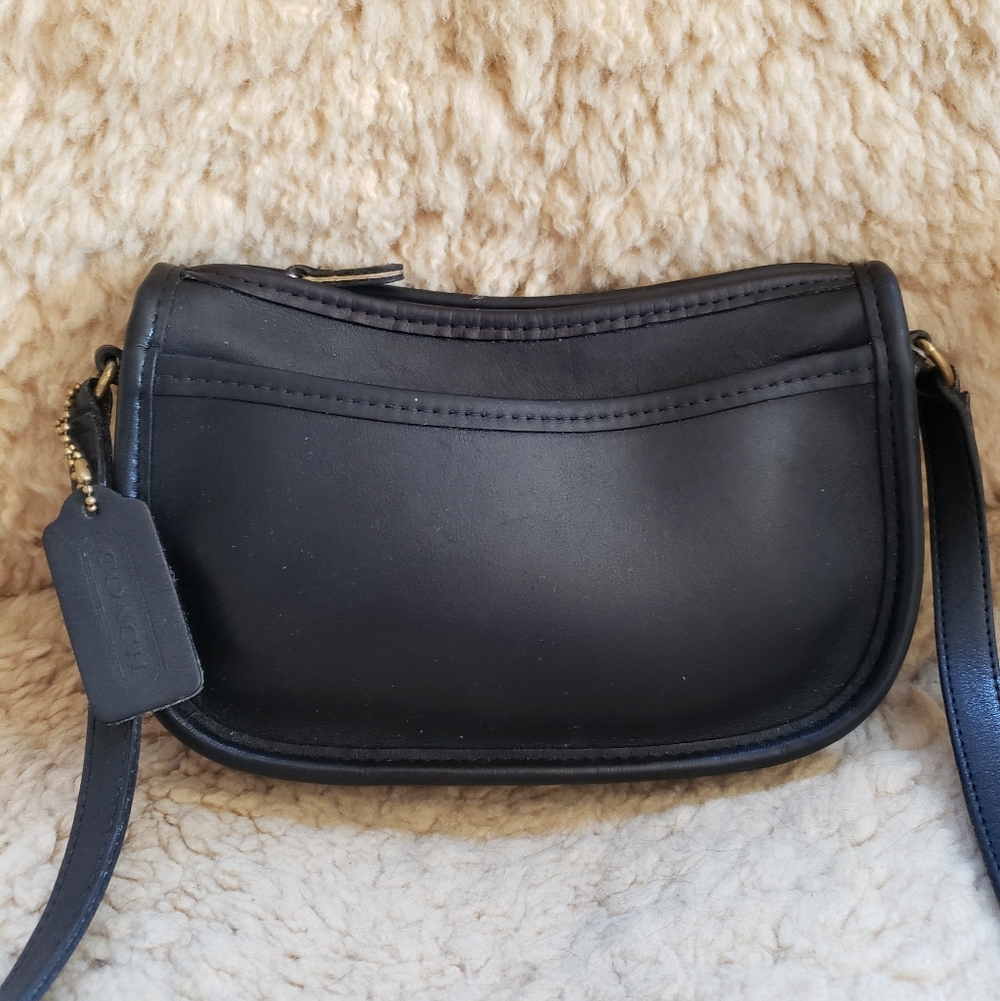 Vintage Coach Wendi Crossbody black leather purse